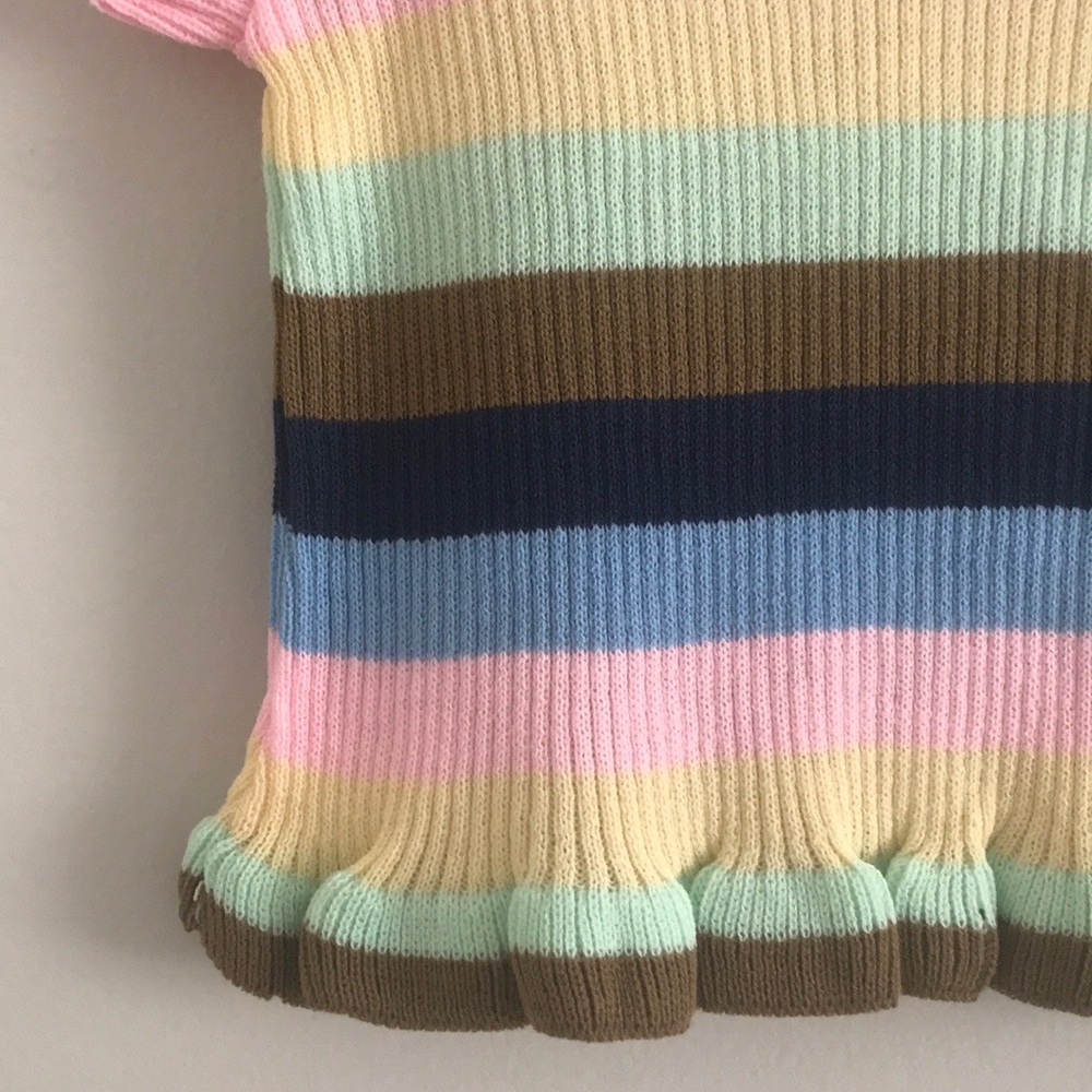 Pastel Stripe Crop Top - Picture 5 of 5